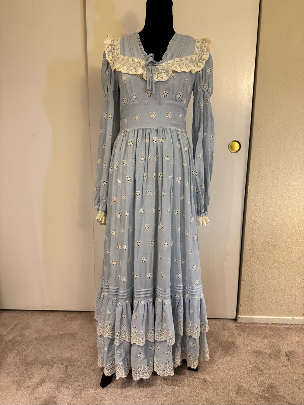Lacemade Cottagecore Eyelet Dress NWT - Picture 4 of 7